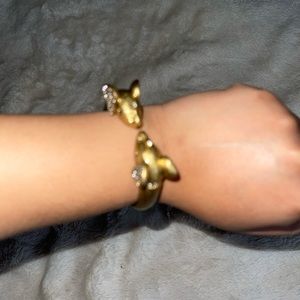 Ann Taylor gold elephant bracelet